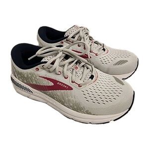 Brooks Addiction GTS 15 Oyster/Peacoat/Lilac Rose Womens Size 8.5 Wide D Sneaker